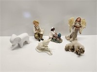 Lot of 6 ASSORTED FIGURINES