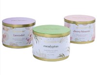 3 pack Simply indulgent candles $34