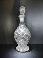 12" CRYSTAL DECANTER WITH STOPPER