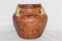 A Clay Etched Jar