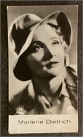 MARLENE DIETRICH: Antique Tobacco Card (1931)
