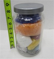 Container of Stained Glass Bake Beads