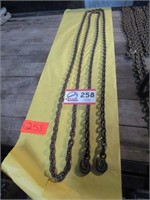Chain 5/16", 22', 2 Hooks