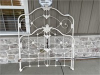 Vintage Iron Ornate Double Bed