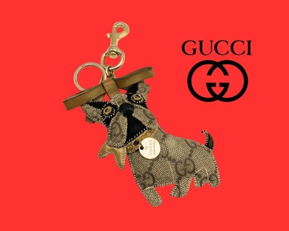 GUCCI Keyring Charm Authentic French Bulldog