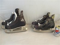 2 Paires de patins neufs  vintage pour enfants