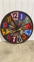 Wagon wheel clock 56” diameter