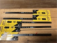 Stanley carbon, steel hacksaw blades  18 T X 12