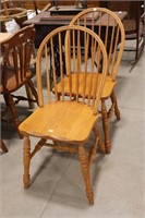 PAIR OF HOOPBACK CHAIRS