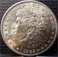 1885-O Morgan Silver Dollar Coin