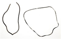 Sterling Herringbone Necklaces