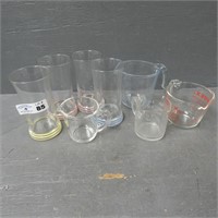 Fiestaware Drinking Glasses - Pyrex Measuring Cup