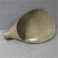 Early Large Brass Funnel / Scoop