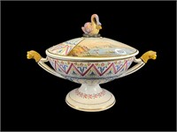 Antique Castel dell' Ovo Compote Dish