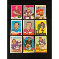 (36) 1960's Football Cards Varying Condition