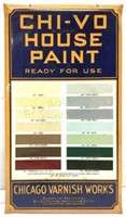 Vintage Chi-vo House Paint Advertisement Sign