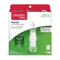 3 PACK Playtex Baby Nurser Bottle with Pre-Steril