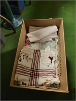 Lot of Holiday Fabric, Cloth