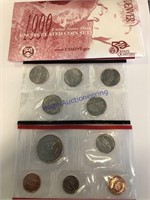 1999 Uncirculated Coin Set, Denver