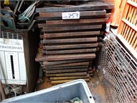 34 BBQ Cast Steel Hot Plates