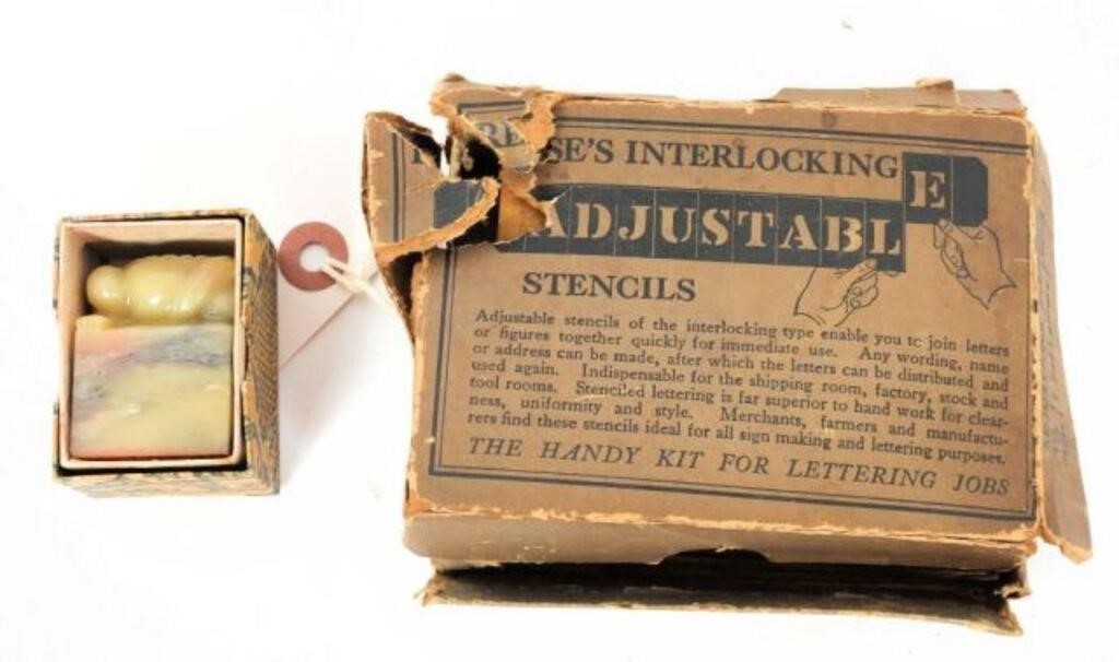 Set of vintage Brass interlocking letter/number