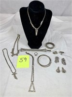 Rhinestone Costume Jewelry - Rhinestone Necklaces