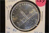 1939 Canada Silver Dollar