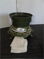1923 Antique Ceramic & Porcelin Soup Pot Warmer
