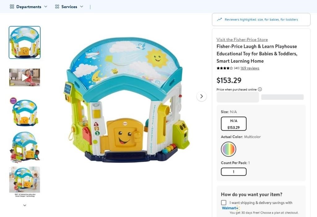 E6271  Fisher-Price Smart Learning Home