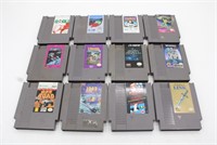 (12) Original Nintendo NES Video Game Lot