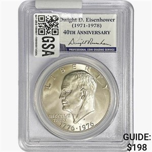 1976-S Eisenhower Silver Dollar PCGS MS67
