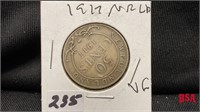 1917 Newfoundland half-dollar coin
