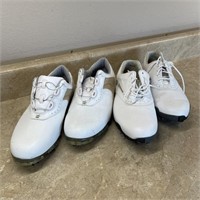 2 Pair Ladies Golf shoes 8 & 8.5 W