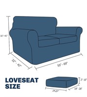 New 1 piece loveseat stretch furniture slipcover