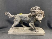 Hollow Cast Sporting Dog Figurine