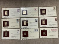 Postage stamps first day of issue