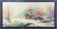 JOHN F. CARLSON ORIGINAL OIL IMPRESIONIST AFTER