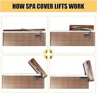 Spa Cover Lifts,Cover Lifts Pivot Top Mount Spa &