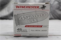 (200) Winchester 45 Auto 230GR FMJ Ammo