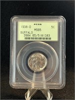 1938-D Buffalo Nickel PCGS MS65