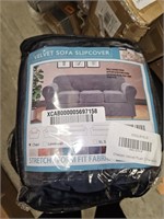 Velvet Sofa Slipcover Chair Blue