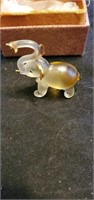 Lucky glass elephant