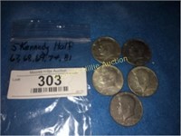 Kennedy Halves (5)