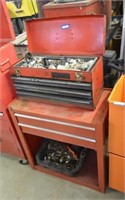 Metal Husky Toolbox, and Metal Cabinet Stand