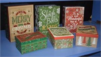 Five Sets Nesting Gift Boxes-30 Boxes Total