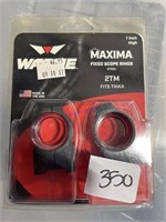 Warne  maxima fixed scope rings 2tm