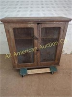 PRIMITIVE 2 DOOR HANGING CABINET