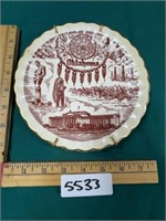 Vintage Oklahoma souvenir plate