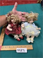 Vintage porcelain dolls