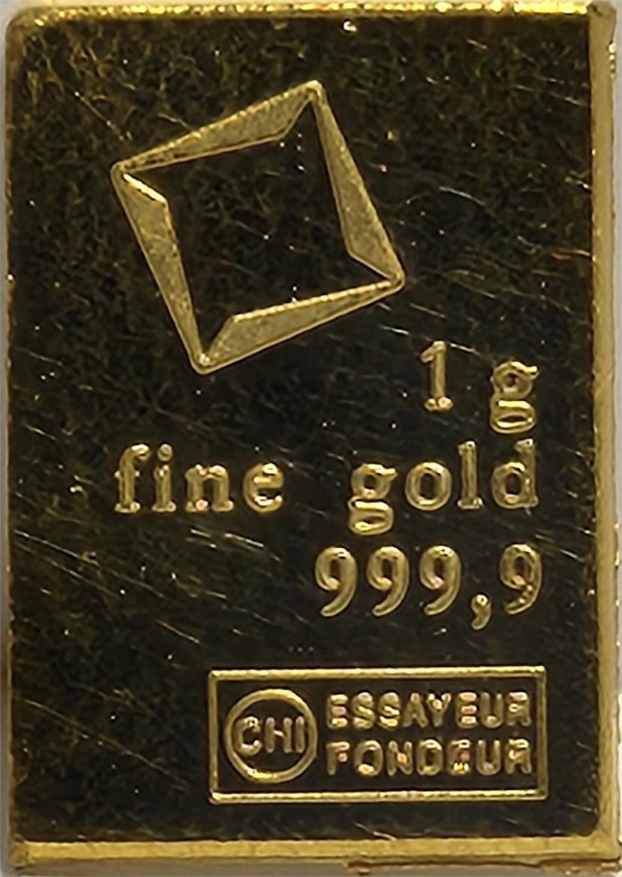 1 Gram Gold Bar